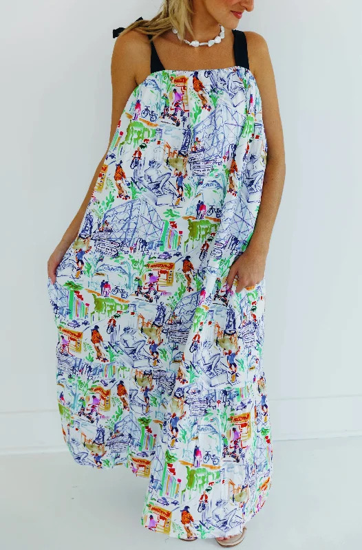 Cylia Maxi Dress - French Area Cozy Spaghetti Strap Maxi Dress