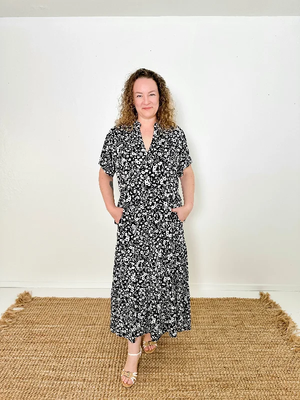 Dolman Maxi Dress Stylish A-Line Maxi Dress