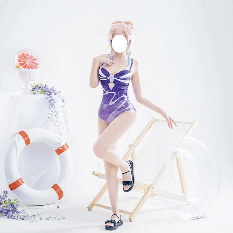 Game Genshin Impact Sangonomiya Kokomi Swimsuit Jumpsuit Cosplay Costumes Shiny One-Piece Swimsuit Game Genshin Impact Sangonomiya Kokomi Swimsuit Jumpsuit Cosplay Costumes Shiny One-Piece Swimsuit