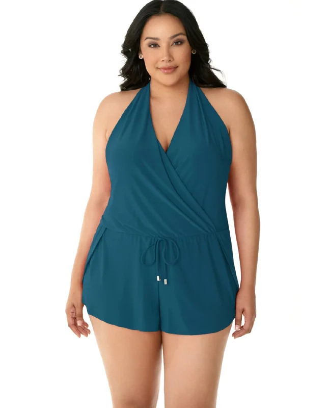 Magicsuit Black Plus Size Bianca Swim Romper One Piece Swimsuit Fun Pattern Swimsuit Magicsuit Black Plus Size Bianca Swim Romper One Piece Swimsuit Fun Pattern Swimsuit