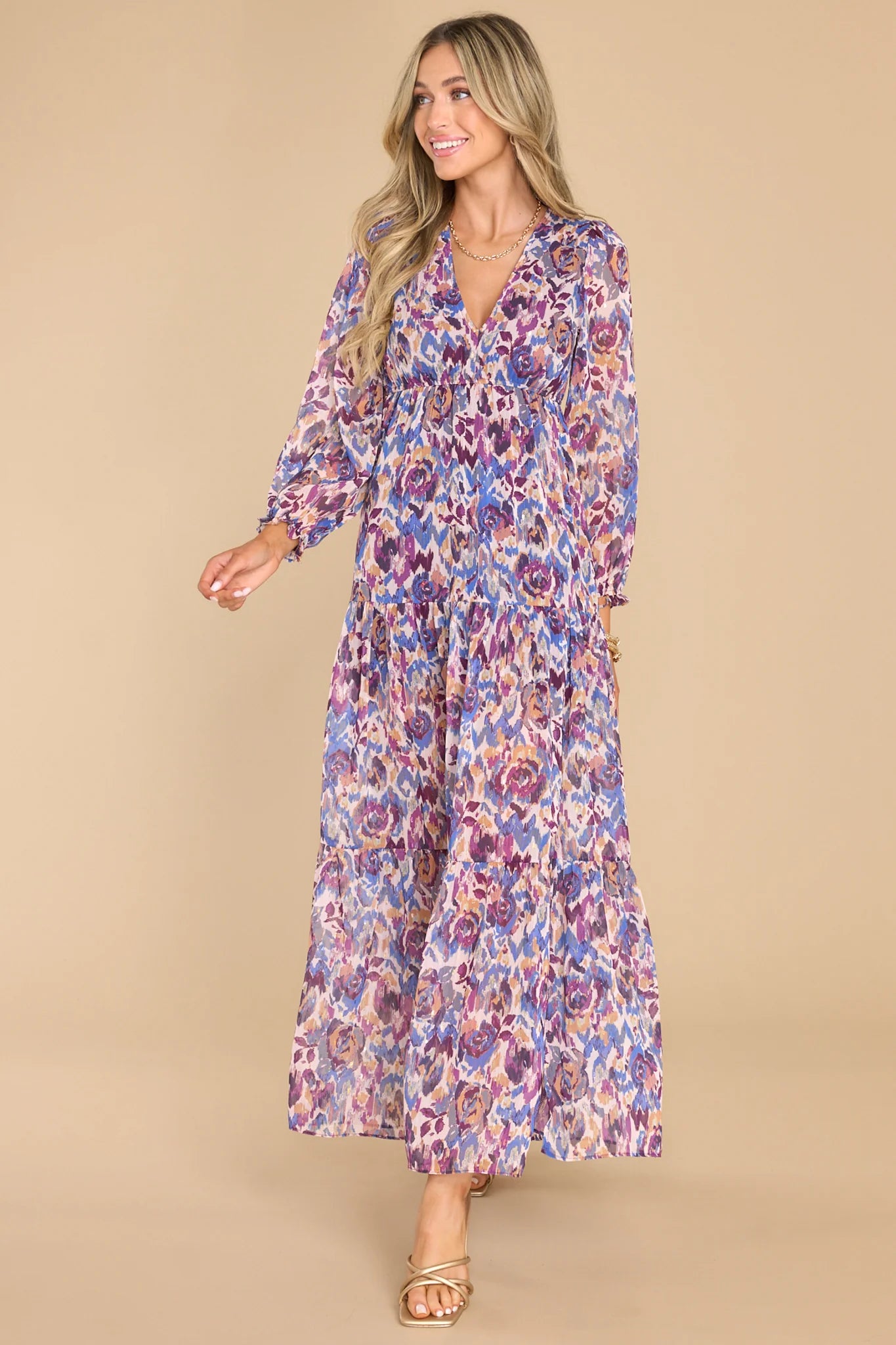 MEET ME IN SANTORINI Tula Maxi Dress - Purple Ikat floral Comfortable Fitted Maxi Dress MEET ME IN SANTORINI Tula Maxi Dress - Purple Ikat floral Comfortable Fitted Maxi Dress