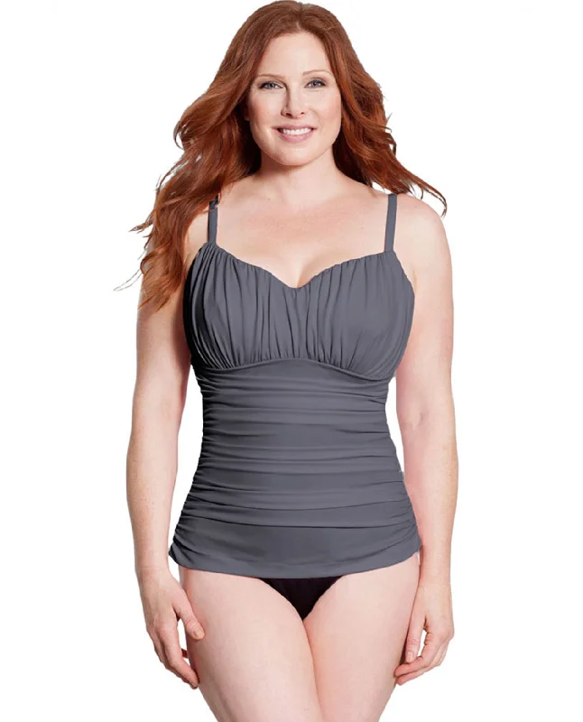 Miraclesuit Slate Colorblock Plus Size Rialto One Piece Swimsuit Sporty Swimwear Bottoms Miraclesuit Slate Colorblock Plus Size Rialto One Piece Swimsuit Sporty Swimwear Bottoms