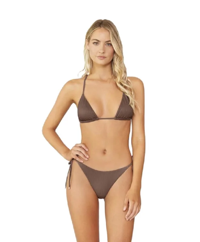 PQ Swim Women's Tie Full Coverage Bikini Bottoms Classic Monokini Design