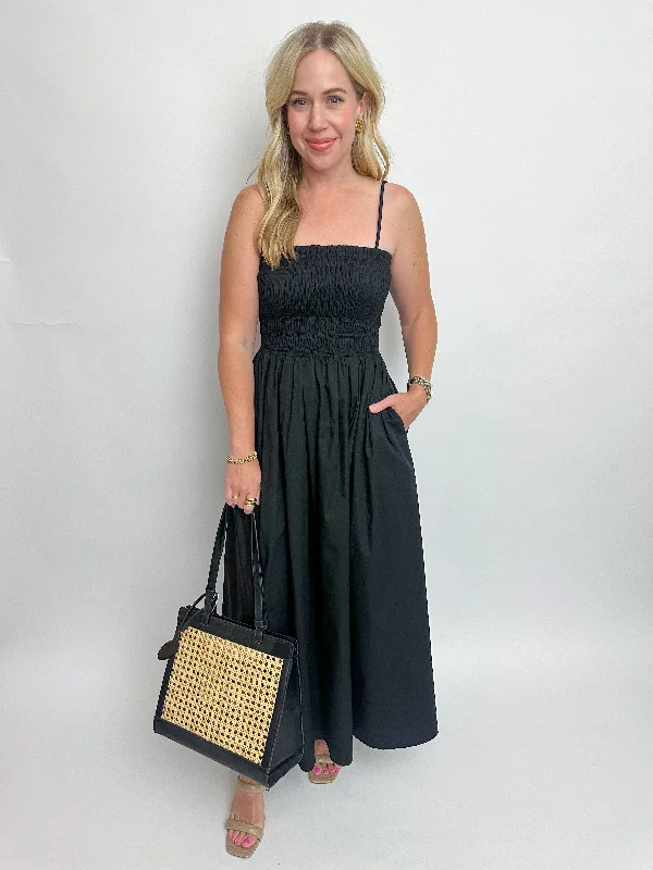Shelly Smocked Maxi Dress Cozy Longline Maxi Dress