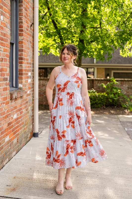 Spaghetti Strap Tiered Maxi Dress Elegant Lace Maxi Dress