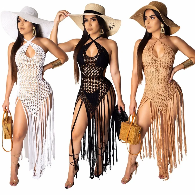 ST042 Cowinner Summer Crochet Hollow Out Tassel Beach Cover Up Dress Bikini Swimsuit Knit Bathing Suit Cover Ups Vibrant Bikini Bottoms ST042 Cowinner Summer Crochet Hollow Out Tassel Beach Cover Up Dress Bikini Swimsuit Knit Bathing Suit Cover Ups Vibrant Bikini Bottoms