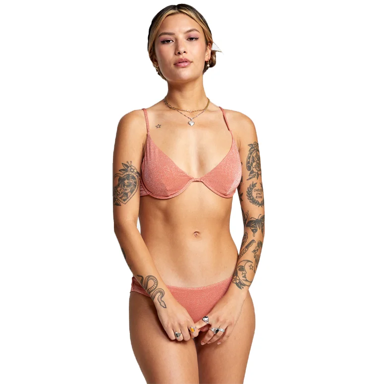 Strata Underwire Swim Top Mesh Swimsuit Top