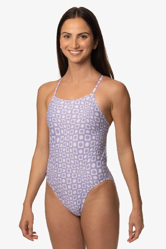 Brandon 2 Swim Onesie - Deco Vintage Swimwear Look