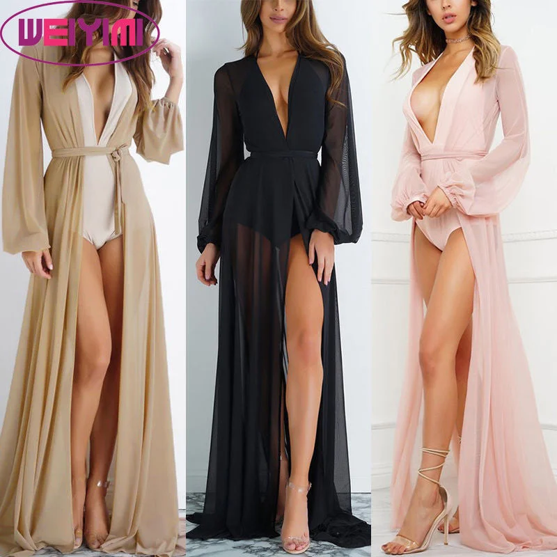 Wholesale Beach Cover Up Women Beach Dress Solid Bikini Cover Up Swimwear Women Robe De Plage Beachwear Cardigan Bathing Suit Swimsuit with Skirt Wholesale Beach Cover Up Women Beach Dress Solid Bikini Cover Up Swimwear Women Robe De Plage Beachwear Cardigan Bathing Suit Swimsuit with Skirt