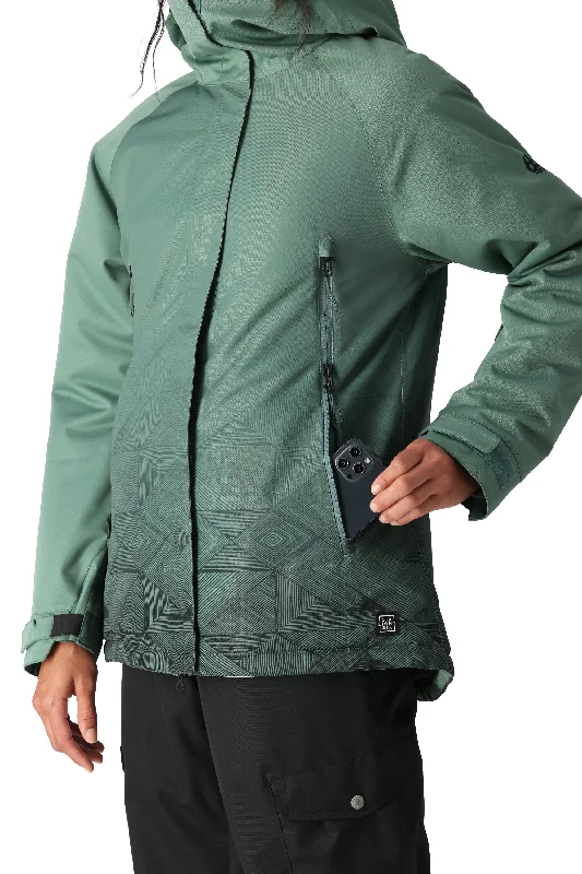 686 Fantasia Insulated Jacket - Women's Wool Jacket Cashmere Jacket Tweed Jacket