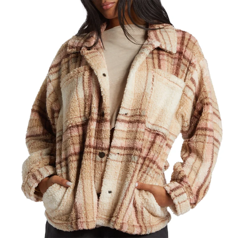Billabong Women's Sundown Sherpa Jacket Fleece Jacket Down Jacket Parka