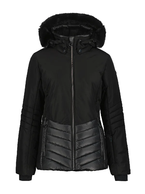 Luhta Halkis Jacket - Women's Snapped Jacket Toggled Jacket Drawstring Jacket