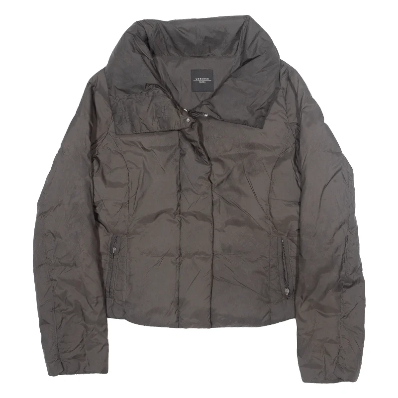 MAX MARA WEEKEND Down Insulated Womens Puffer Jacket Brown UK 14 Denim Jacket Leather Jacket Suede Jacket MAX MARA WEEKEND Down Insulated Womens Puffer Jacket Brown UK 14 Denim Jacket Leather Jacket Suede Jacket