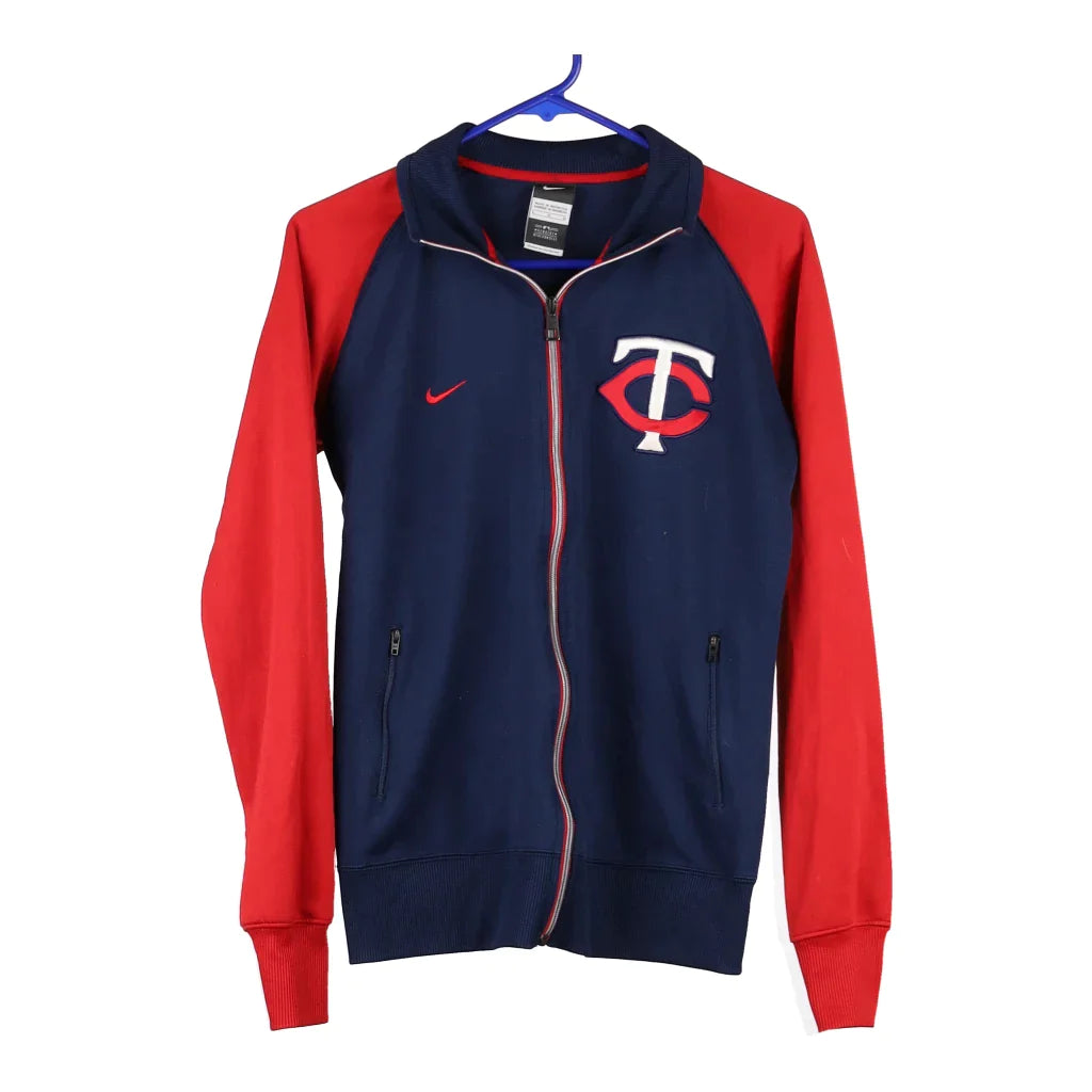 Minnesota Twins Nike MLB Track Jacket - Large Blue Polyester Plaid Jacket Tartan Jacket Houndstooth Jacket Minnesota Twins Nike MLB Track Jacket - Large Blue Polyester Plaid Jacket Tartan Jacket Houndstooth Jacket