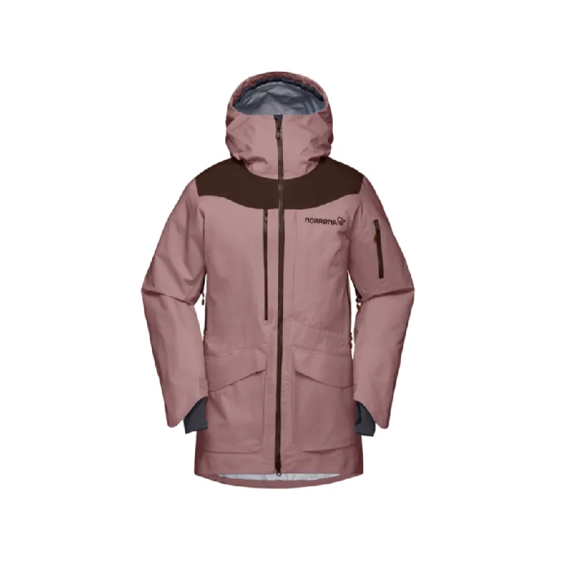 Norrona Women's Tamok Gore-Tex Jacket Chenille Jacket Brocade Jacket Lace Jacket