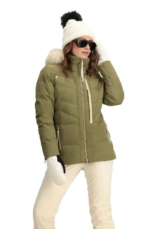 Obermeyer Circe Down Jacket - Women's Anorak Shell Jacket Lightweight Jacket
