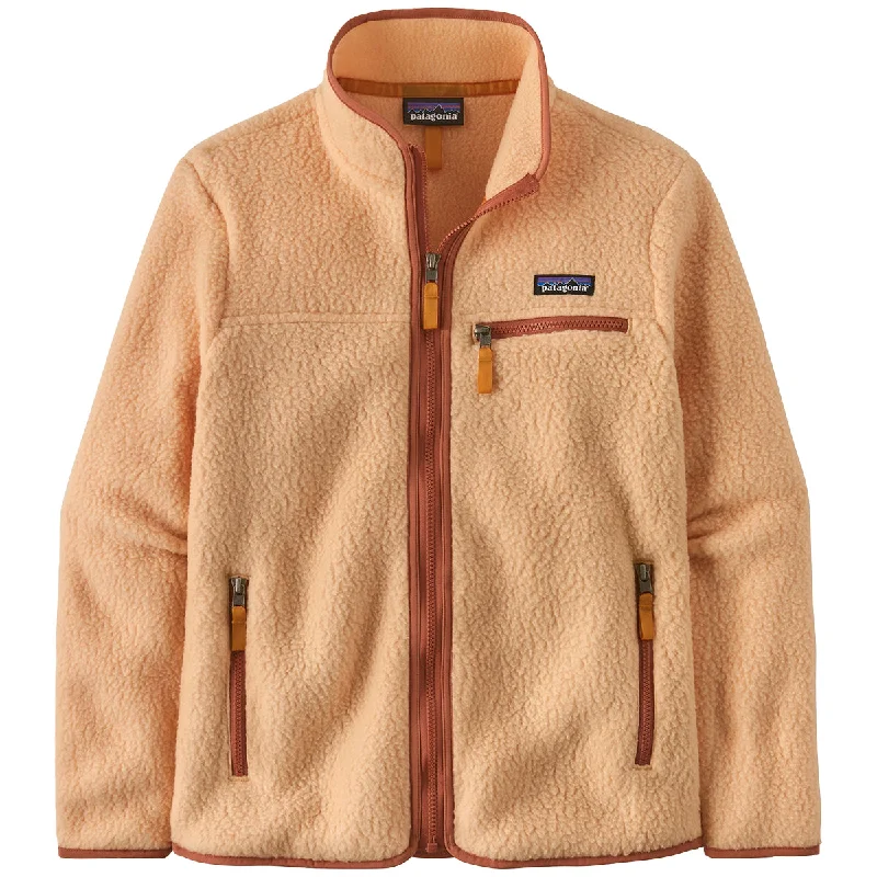Patagonia Women's Retro Pile Fleece Zip Jacket - Sandy Melon Striped Jacket Polka Dot Jacket Floral Jacket Patagonia Women's Retro Pile Fleece Zip Jacket - Sandy Melon Striped Jacket Polka Dot Jacket Floral Jacket