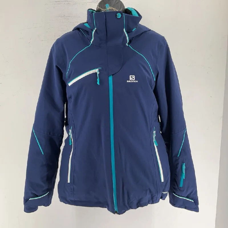 Salomon Women's Insulated Hooded Jacket Anorak Shell Jacket Lightweight Jacket