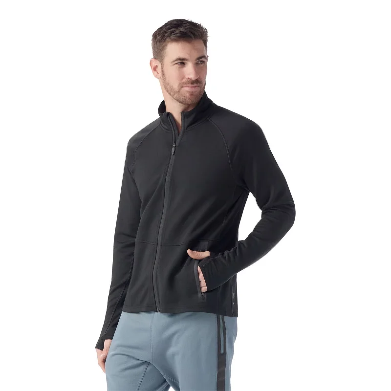Smartwool Men’s Active Fleece Jacket Front Pockets Side Pockets Patch Pockets