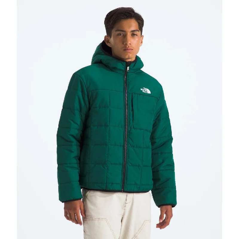 The North Face Boys' Reversible Shasta Full Zip Hooded Jacket Zip Front Button Front Snap Front The North Face Boys' Reversible Shasta Full Zip Hooded Jacket Zip Front Button Front Snap Front