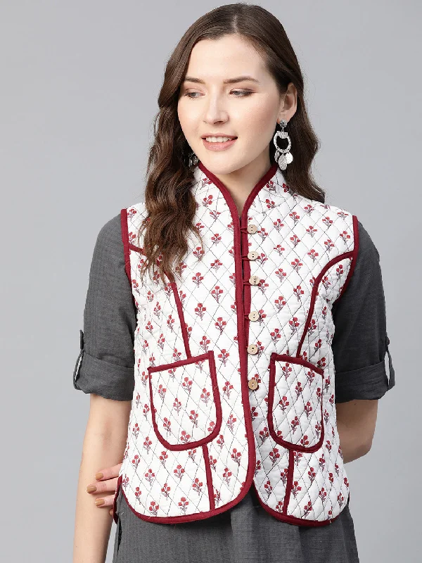 Women's Quilted Jacket - Bhama Jersey Jacket Tulle Jacket Batik Jacket