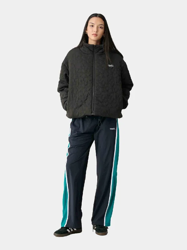 XGirl Mills Puffer Jacket Satin Jacket Silk Jacket Chiffon Jacket