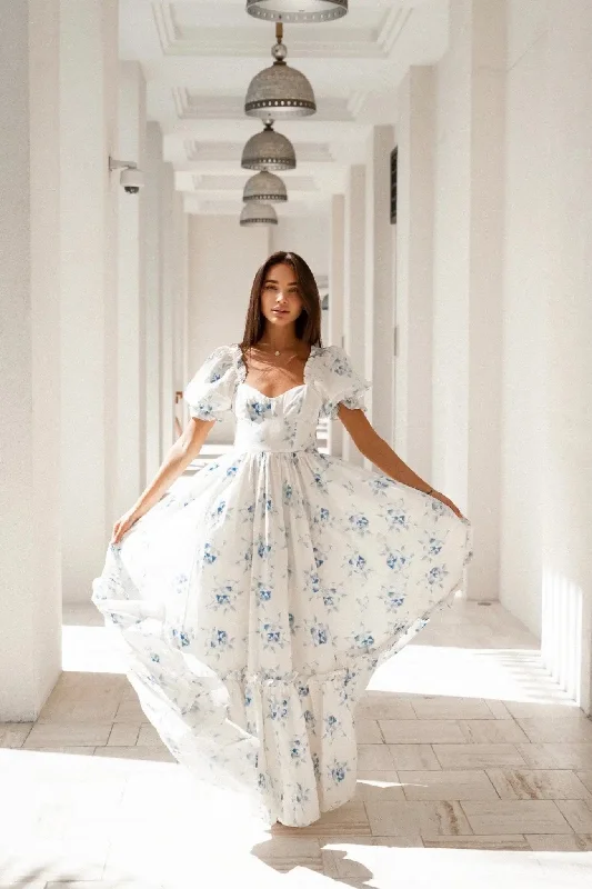 Blue Rose Dress
