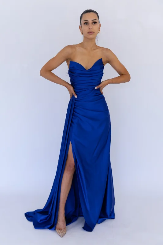 Harper Corset Gown Blue by HSH