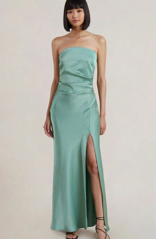 Symone Strapless Dress Moss Green by Bec + Bridge
