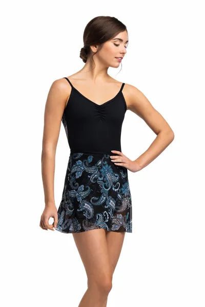AINSLIEWEAR 501MW WRAP SKIRT IN PAISLEY PNT slim fit skirt
