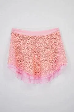 AK DANCEWEAR S821H 2IN1 PULL ON SKIRT HANA floral skirt print