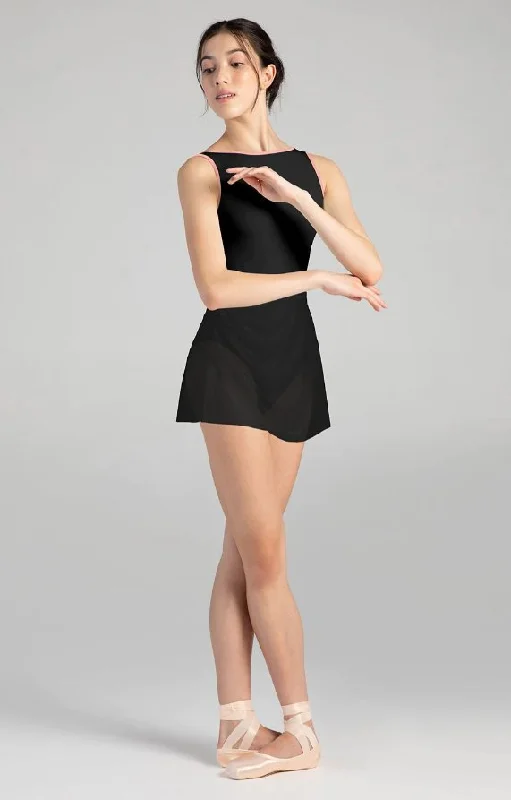 BLOCH AB5262B FIXED WRAP SKIRT silk skirt elegant