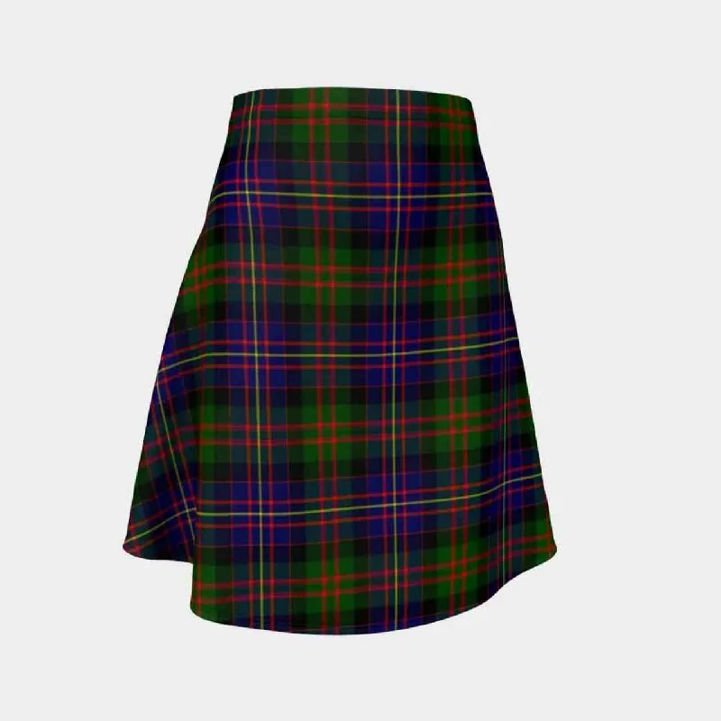 Cameron of Erracht Modern Tartan Flared Skirt cashmere skirt fine