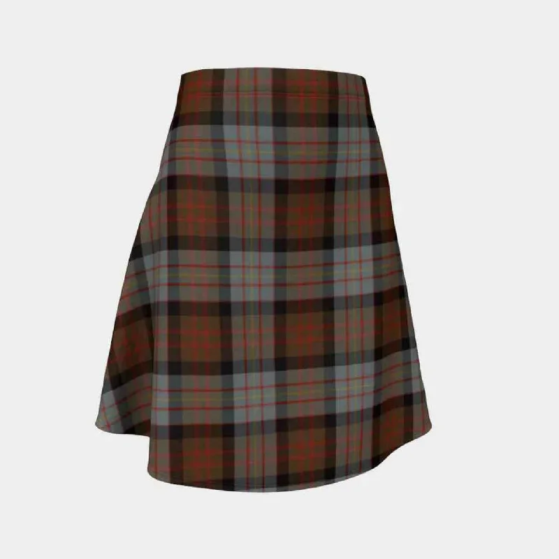 Cameron of Erracht Weathered Tartan Flared Skirt floral skirt print