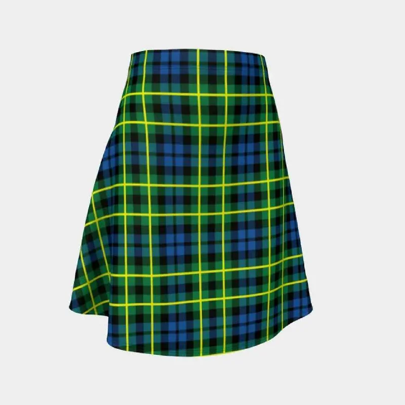 Campbell of Breadalbane Ancient Tartan Flared Skirt athletic skirt fit