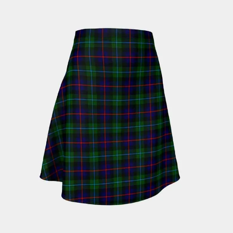 Campbell of Cawdor Modern Tartan Flared Skirt a-line skirt cut