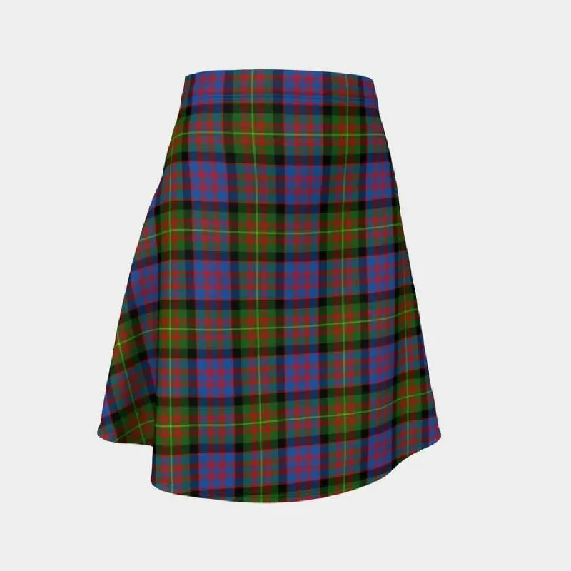 Carnegie Ancient Tartan Flared Skirt midi skirt versatile