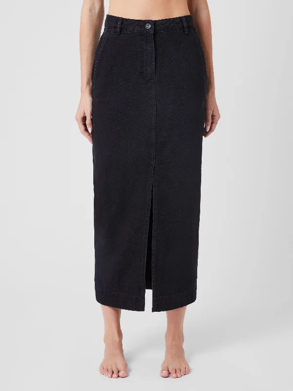 Denver Denim Midaxi Skirt relaxed fit skirt