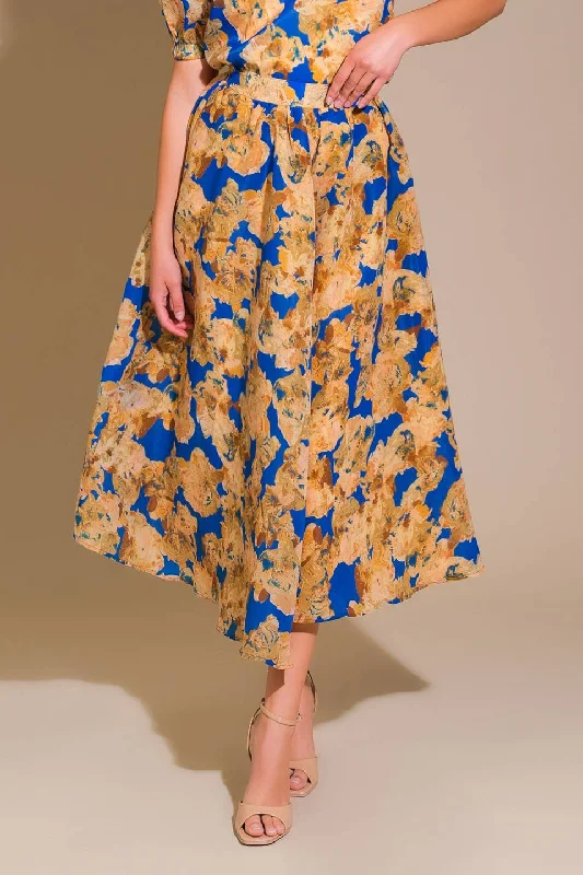 SWEETEST HARMONIES WOVEN FULL SKIRT corduroy skirt durable