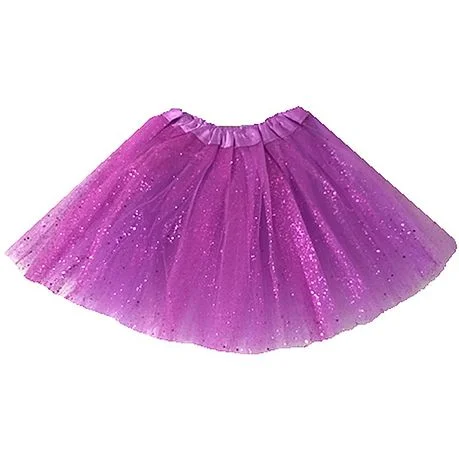 30cm Kiddies Lady Tutu Skirt dark Purple with Glitter pencil skirt chic