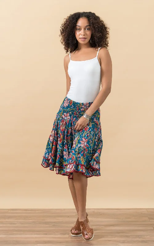 Macarena Skirt, Mini, Zara Turquoise mini skirt trendy