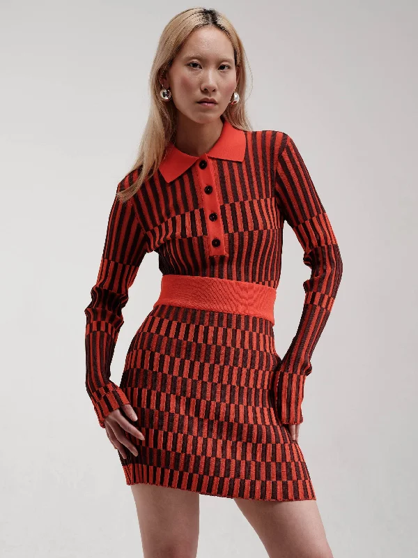Minyist Bis Skirt high waist skirt