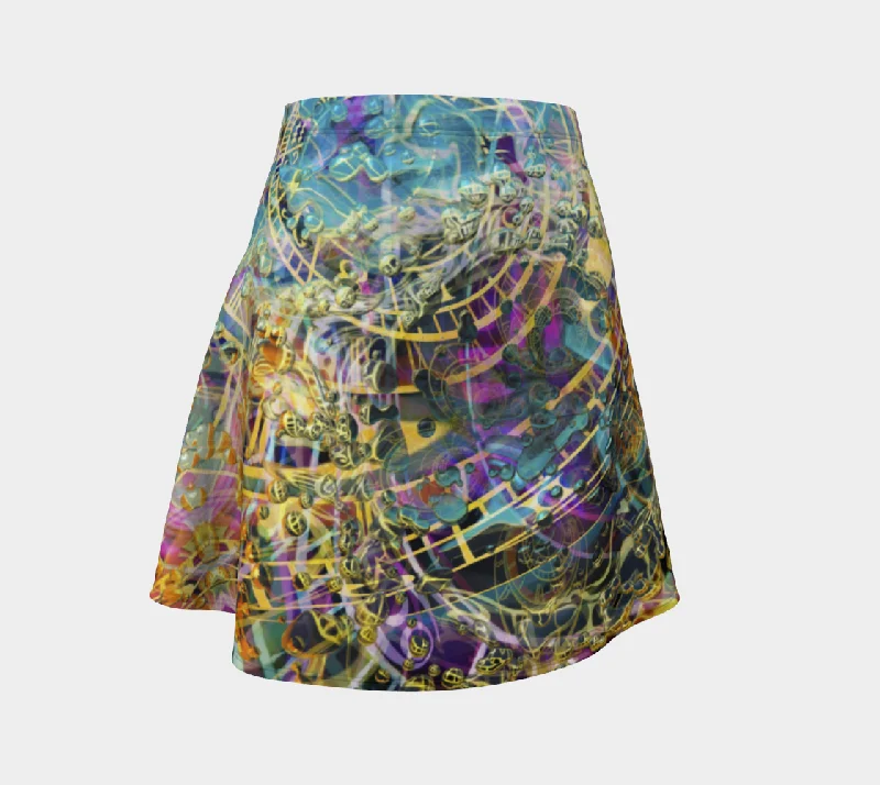 TIME MELTS AWAY FLARE SKIRT corduroy skirt durable